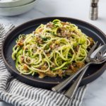Keto Mushroom Carbonara with Zucchini Recipe