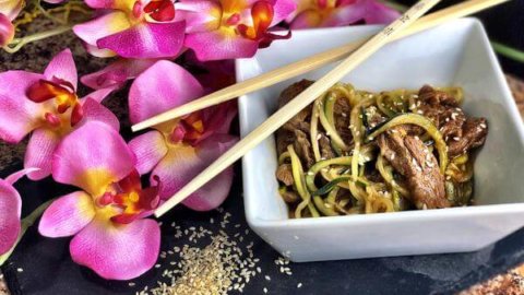 Keto Beef Lo Mein Recipe