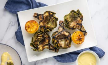 Keto Grilled Artichokes with Aioli Recipe