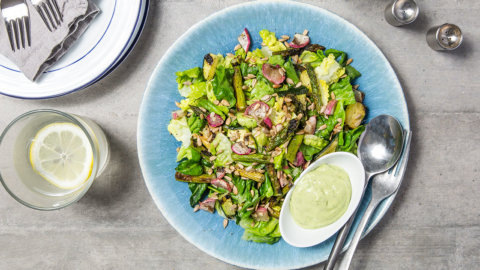 Keto Grilled Vegetable Chopped Salad Recipe