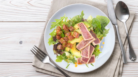 Keto Ahi Salad Recipe