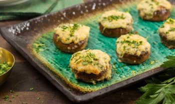 Keto Creamy Crab-Stuffed Mushrooms Recipe