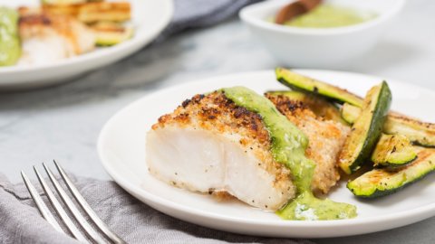 Keto Crispy Baked Fish Zucchini Sticks Recipe