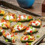 Low-Carb Loaded “Fauxtato” Skins Recipe