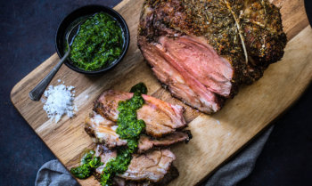 Keto Lamb Roast Chimichurri Sauce Recipe