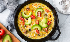 Keto-Mojo-green chicken enchilada casserole