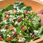 Keto Spinach Salad with Bacon