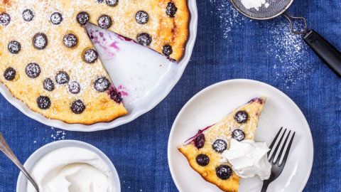 Keto Blueberry Clafoutis Recipe