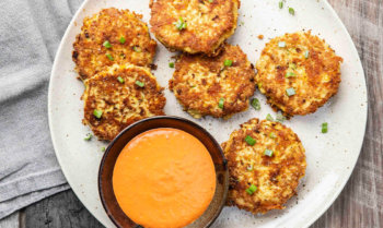 Keto Cauliflower Fritters Recipe