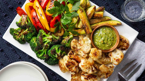 Keto Roasted Vegetable Platter Recipe