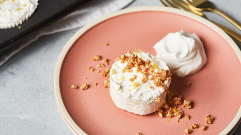 Keto Lemon Semifreddo with Almond Crumble Recipe