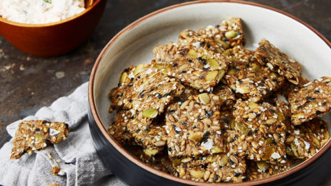 Keto Seeded Crackers Recipe