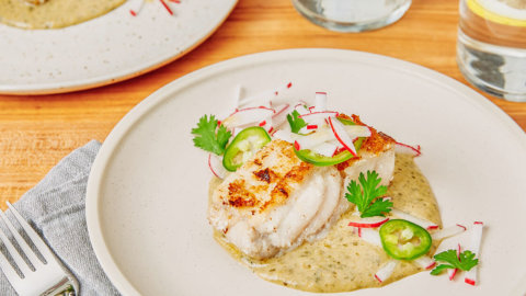 Cod in Tomatillo Sauce Recipe