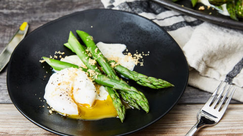 Keto Roasted Asparagus with Blue Cheese Recipe