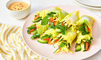 Vegan Cabbage Rainbow Summer Rolls Recipe