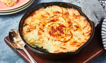 Keto Cheesy Daikon Potato Gratin Recipe