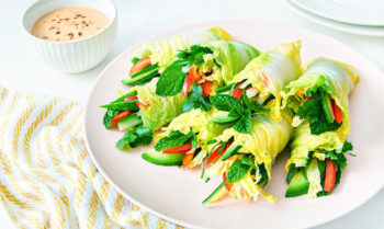 Keto Vegan Rainbow Summer Roll Recipe