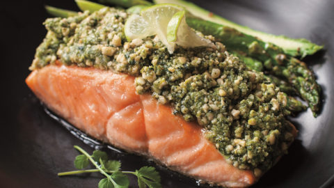 Cashew Crusted Salmon Recipe