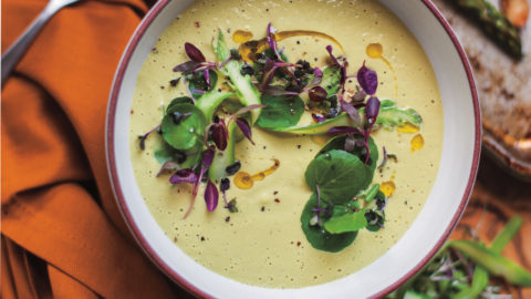 Roasted Asparagus Soup Recipe