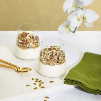 Ketola Crunch in bowl of yogurt