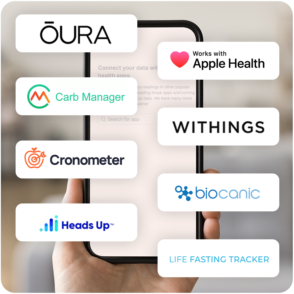 Integrate your favorite health apps with MyMojoHealth