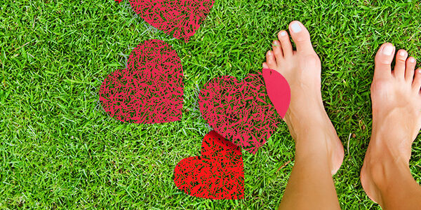Feet in the grass